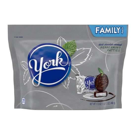 Order York Dark Chocolate Peppermint Patties (17.3 oz) food online from Rite Aid store, Yamhill County on bringmethat.com