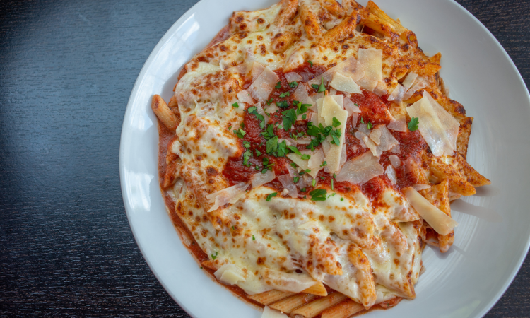 Order Baked Penne food online from Santucci Square Pizza store, Hatfield on bringmethat.com