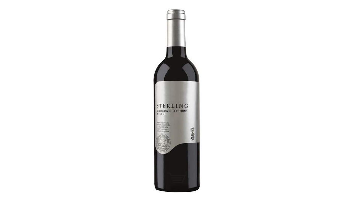 Order Sterling Vintner's Collection Merlot 750mL food online from Orcutt Liquor & Deli store, Orcutt on bringmethat.com