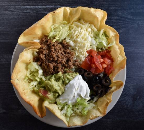 Order Taco Salad food online from Acapulco Mexican Restaurant store, Maplewood on bringmethat.com