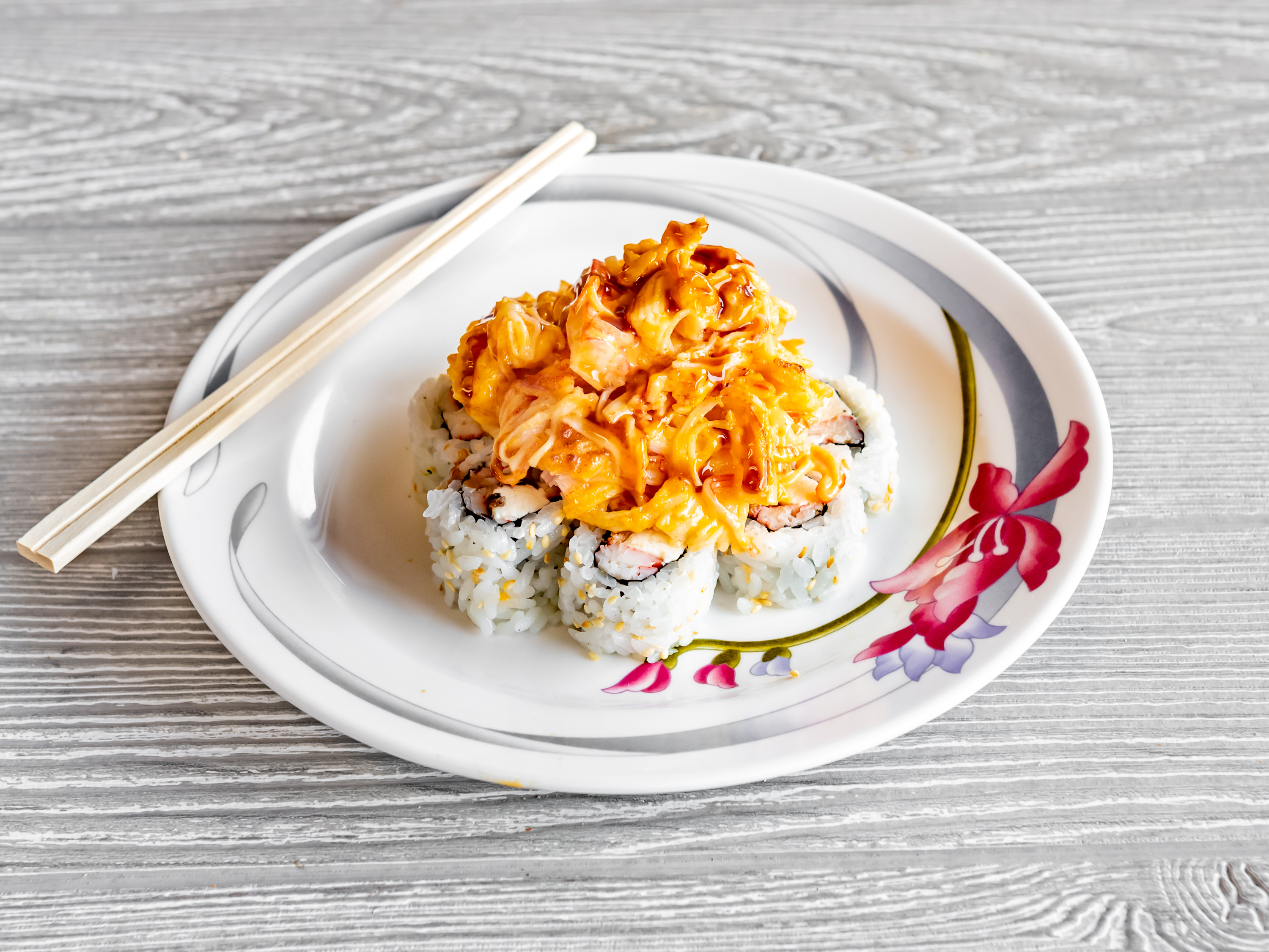 Order Volcano Roll food online from Hibachi Grill & Sushi store, Claymont on bringmethat.com