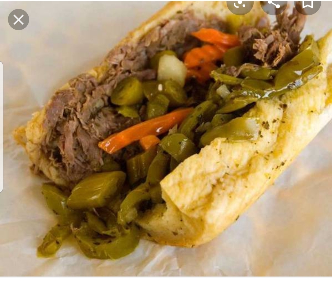Order Italian beef with gyro meat +fries  food online from New Star Gyros store, Chicago on bringmethat.com