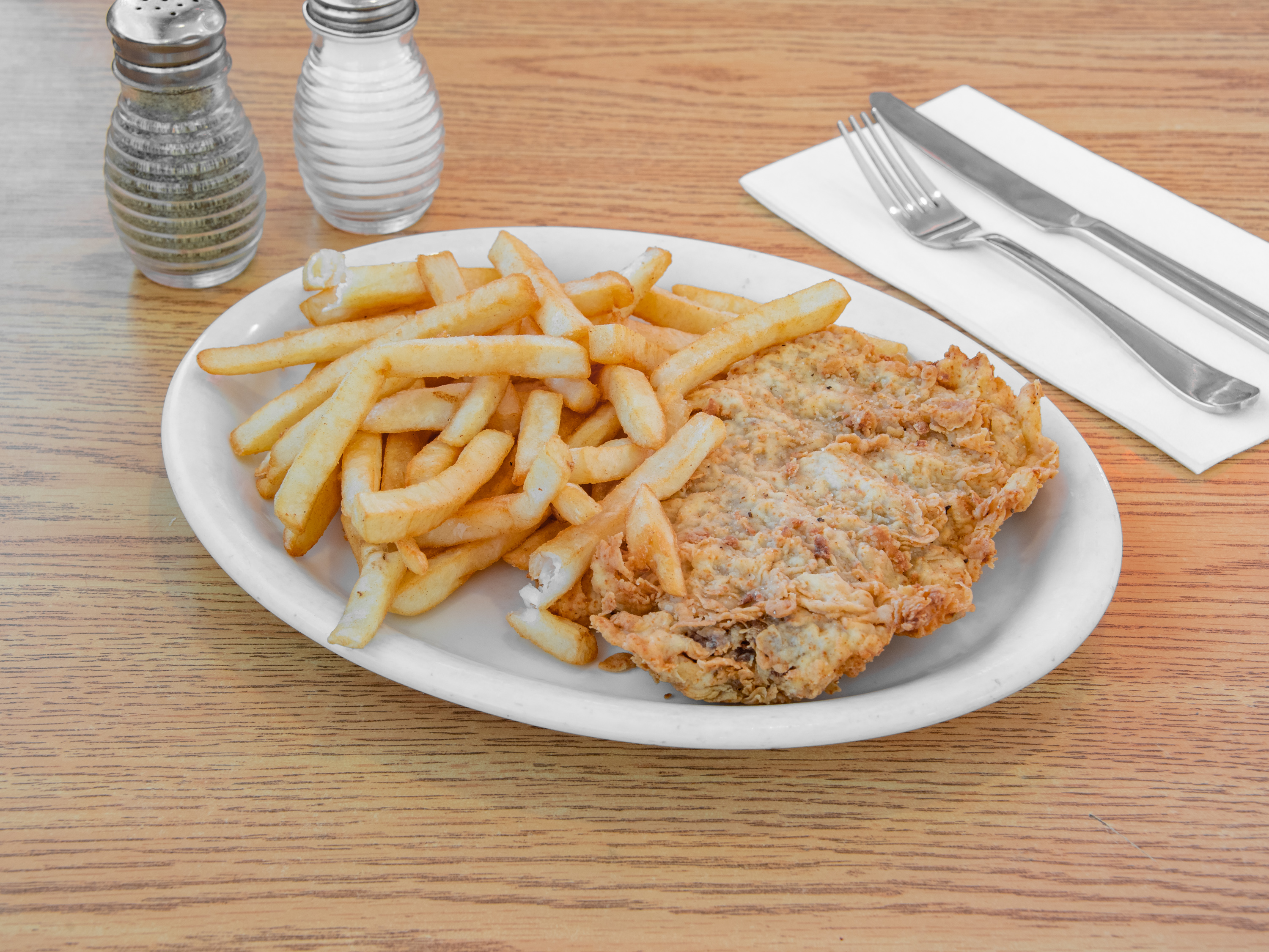 Order Chicken Fried Steak with 2 Sides and Accompaniment food online from Corner Cafe store, Tulsa on bringmethat.com