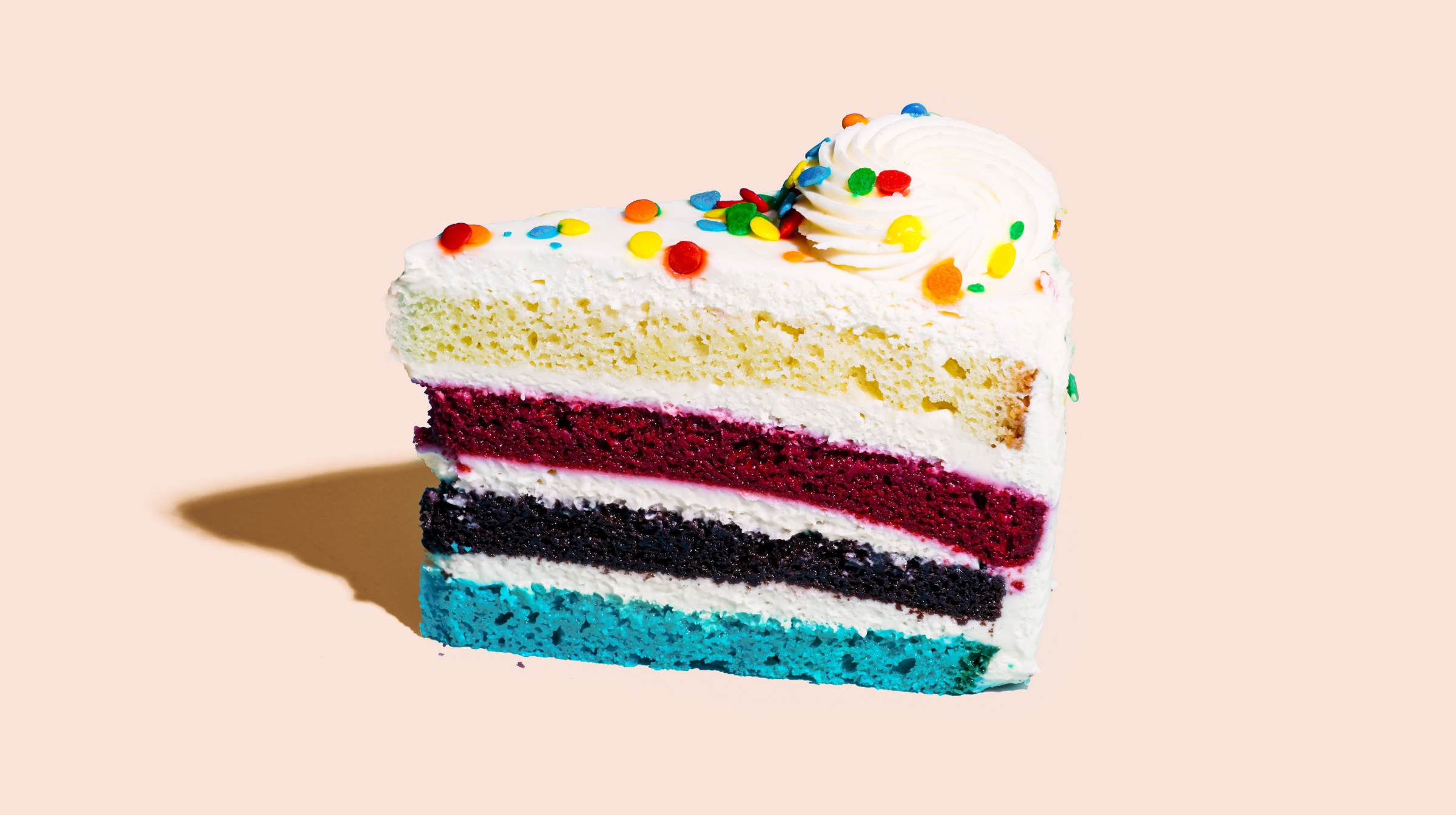Order Rainbow Cake food online from Oasis Cafe store, Flushing on bringmethat.com