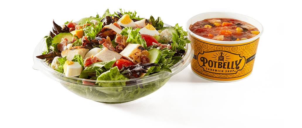 Order Half Salad + Cup of Soup food online from Potbelly Sandwich Shop store, Herndon on bringmethat.com