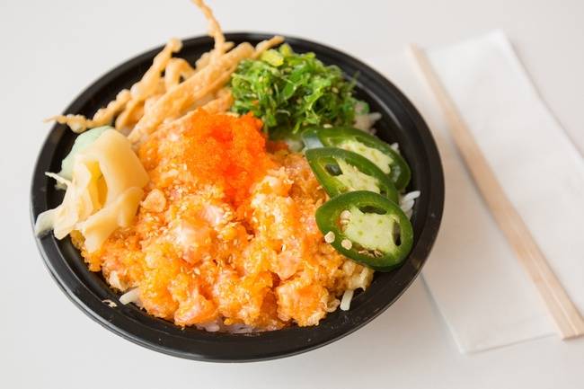 Order Spicy Poke food online from B Cafe store, Quincy on bringmethat.com