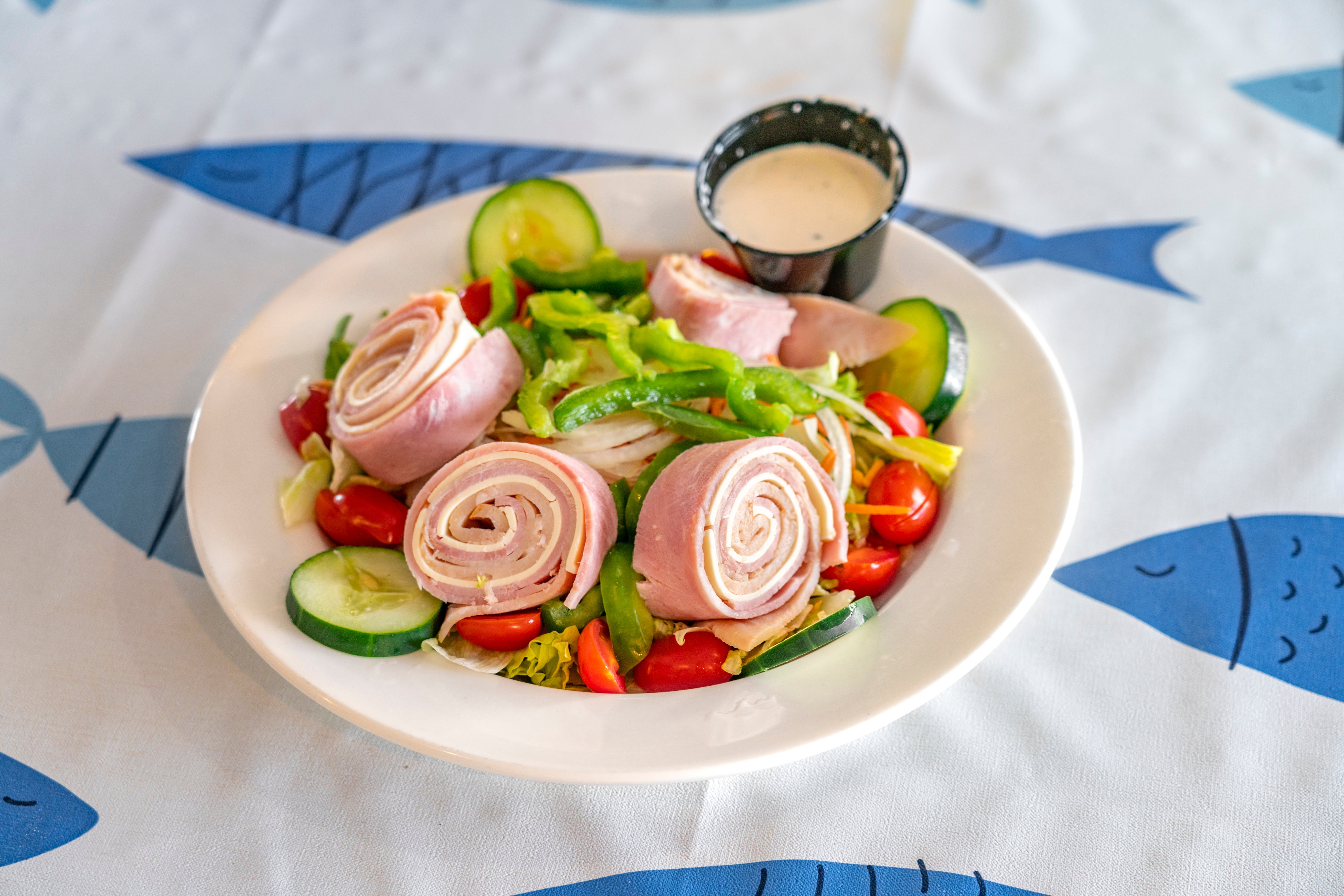Order Chef's Salad - Salad food online from Roma Pizza store, Virginia Beach on bringmethat.com