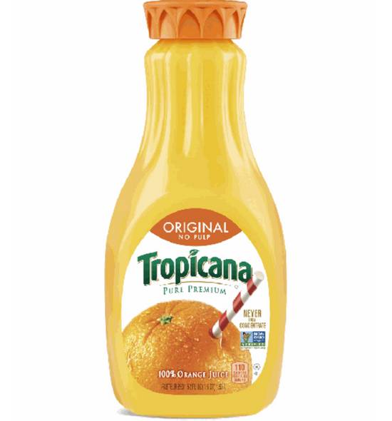 Order Tropicana Orange Juice Original (No Pulp) food online from IV Deli Mart store, Goleta on bringmethat.com