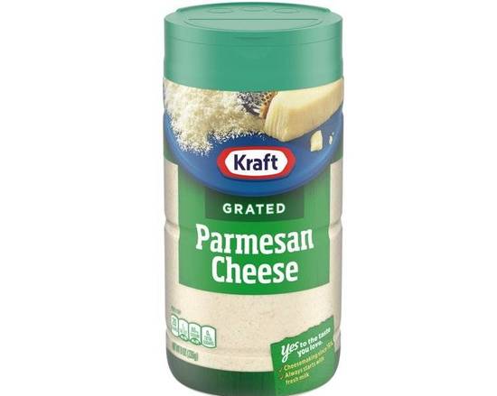 Order Kraft Parmesan Cheese (8 oz) food online from Ctown Supermarkets store, Uniondale on bringmethat.com