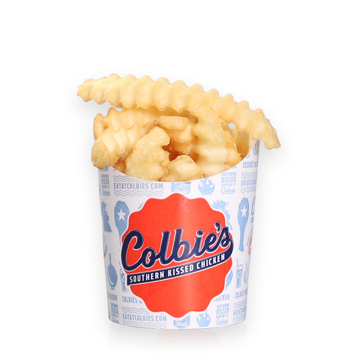 Order Crinkle Cut Fries food online from Colbie Southern Kissed Chicken store, Mount Holly on bringmethat.com