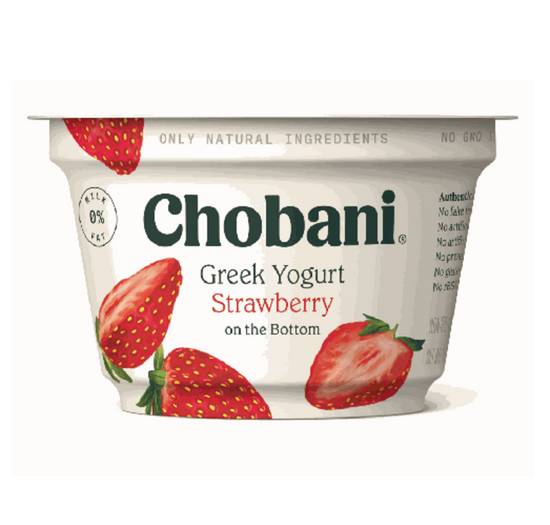 Order Chobani Greek Yogurt - Strawberry food online from IV Deli Mart store, Goleta on bringmethat.com