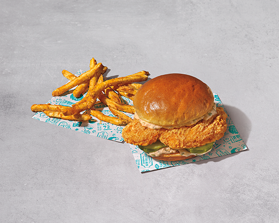 Order LIMITED TIME Spicy Flounder Fish Sandwich Dinner food online from Popeyes store, Buffalo on bringmethat.com