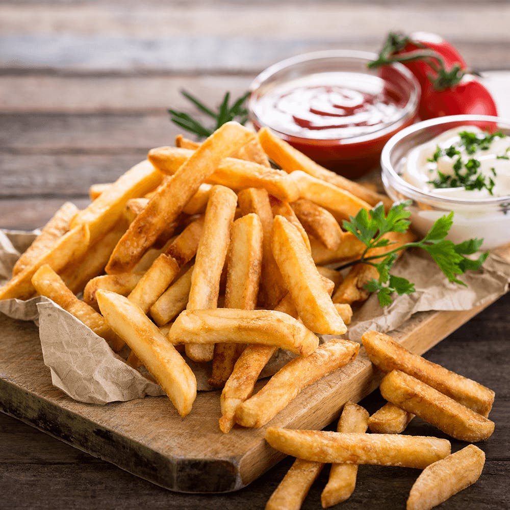 Order Fries - Appetizer food online from Bojono's Pizza store, Chicago on bringmethat.com