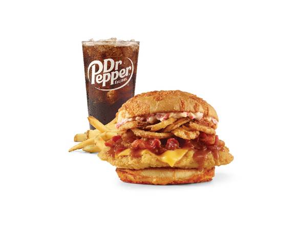 Order Big Bacon Cheddar Chicken Combo food online from Wendy store, COLUMBUS on bringmethat.com