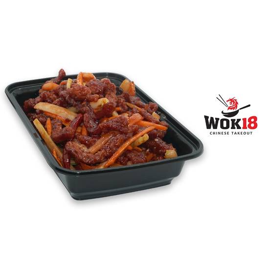 Order Crispy shredded beef food online from Wok 18 store, Teaneck on bringmethat.com