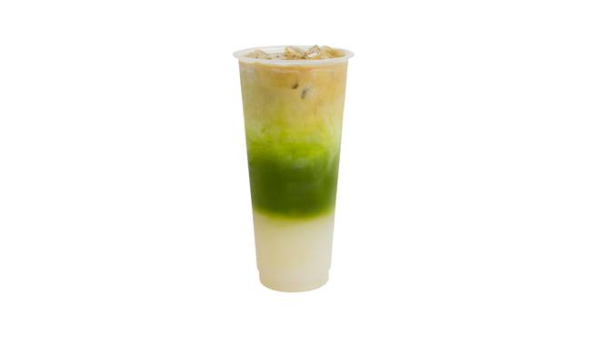 Order [NEW] Cold Dirty Peppermint White Chocolate Matcha w/ Milk** food online from Junbi store, Los Angeles on bringmethat.com