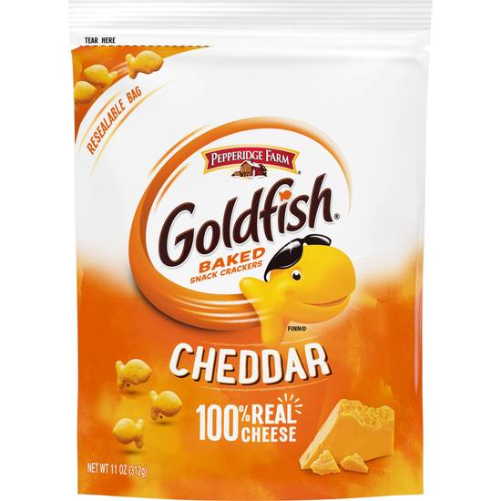 Order Pepperidge Farm Goldfish Cheddar Baked Snack Crackers, 11 OZ food online from Cvs store, AURORA on bringmethat.com