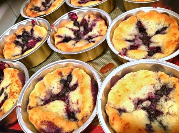 Order Homemade Blueberry Cobbler food online from Rage Against The Chicken store, Redondo Beach on bringmethat.com