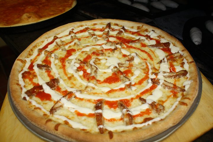 Order Buffalo Chicken Pizza food online from Margherita Pizza Of Carroll Island store, Middle River on bringmethat.com