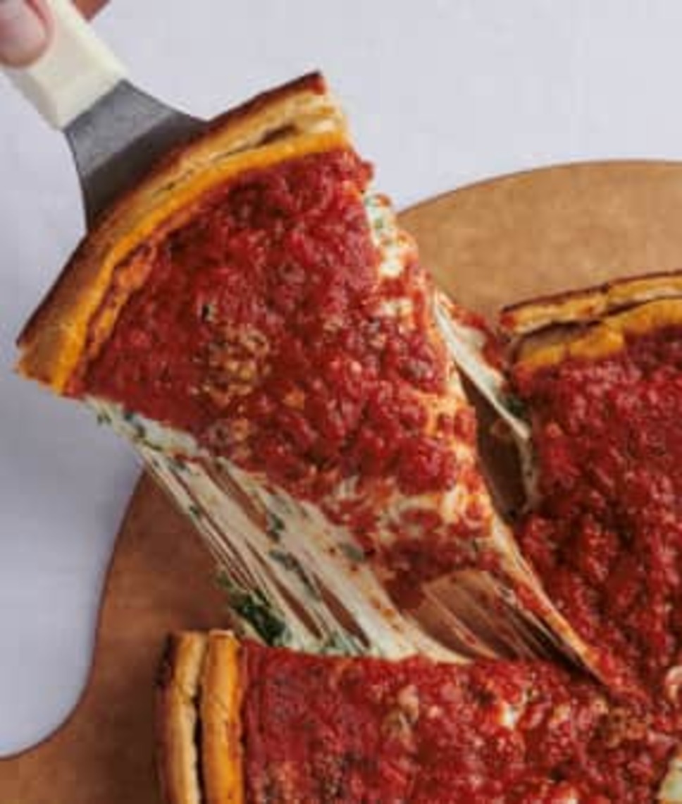 Order Small Deep Dish Bacon Cheeseburger. food online from PizzaPapalis store, Bloomfield Hills on bringmethat.com
