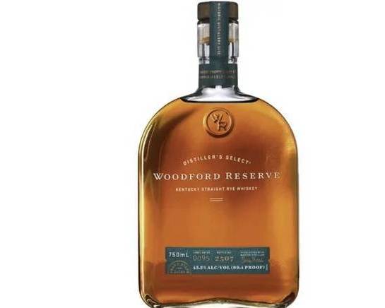 Order Woodford Reserve Rye, 750mL bourbon (45.2% ABV) food online from Cold Spring Liquor store, Liberty Hill on bringmethat.com