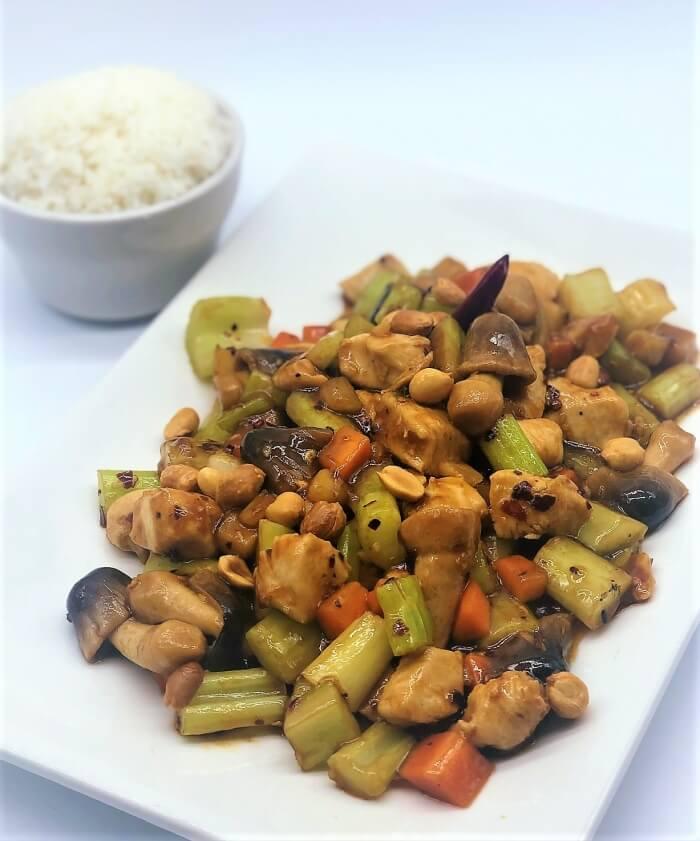 Order KUNG PAO CHICKEN food online from Kim Son Cafe  store, Houston on bringmethat.com