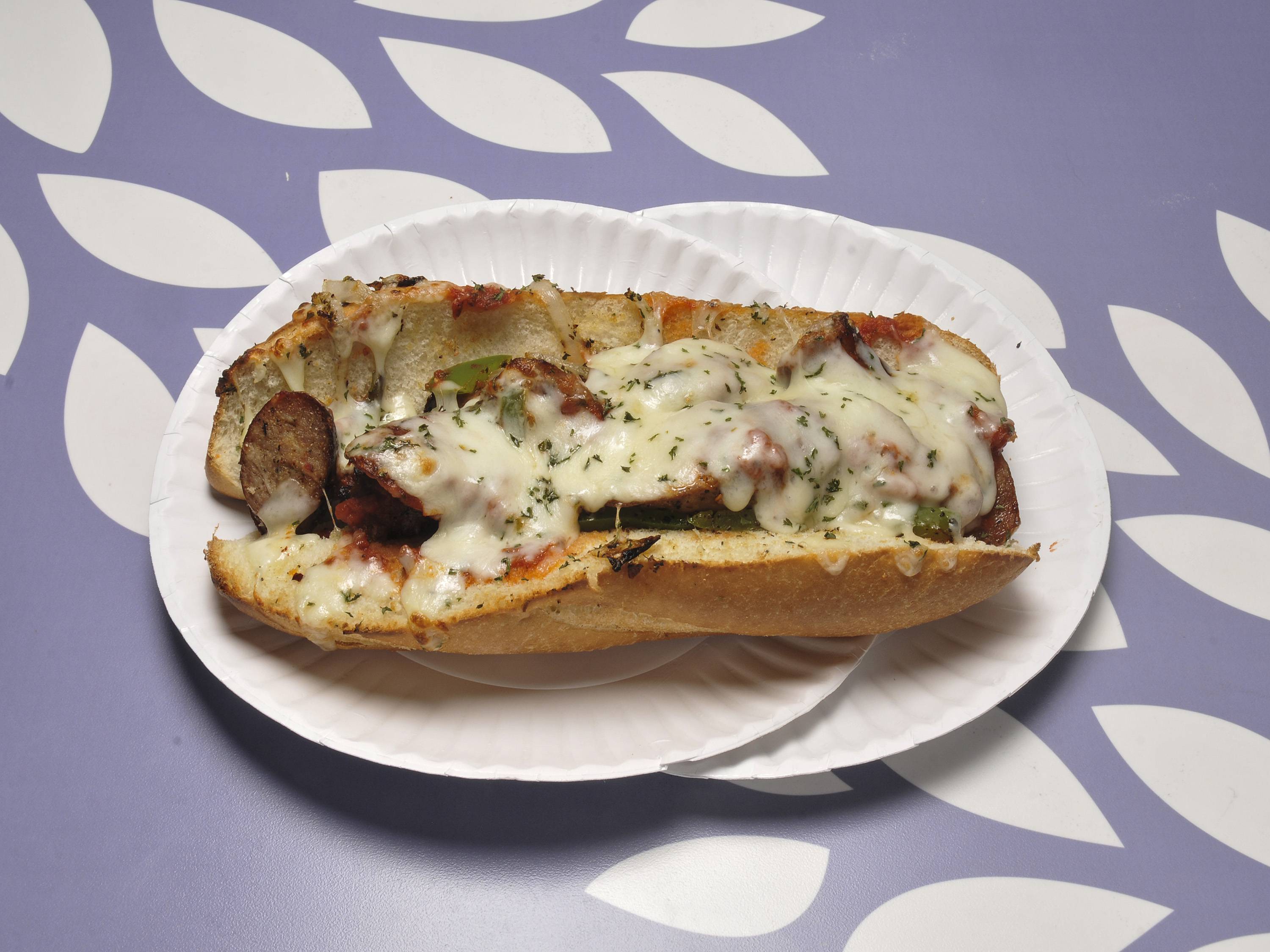 Order Sausage & Peppers Sub food online from Primo Pizza store, Fayetteville on bringmethat.com
