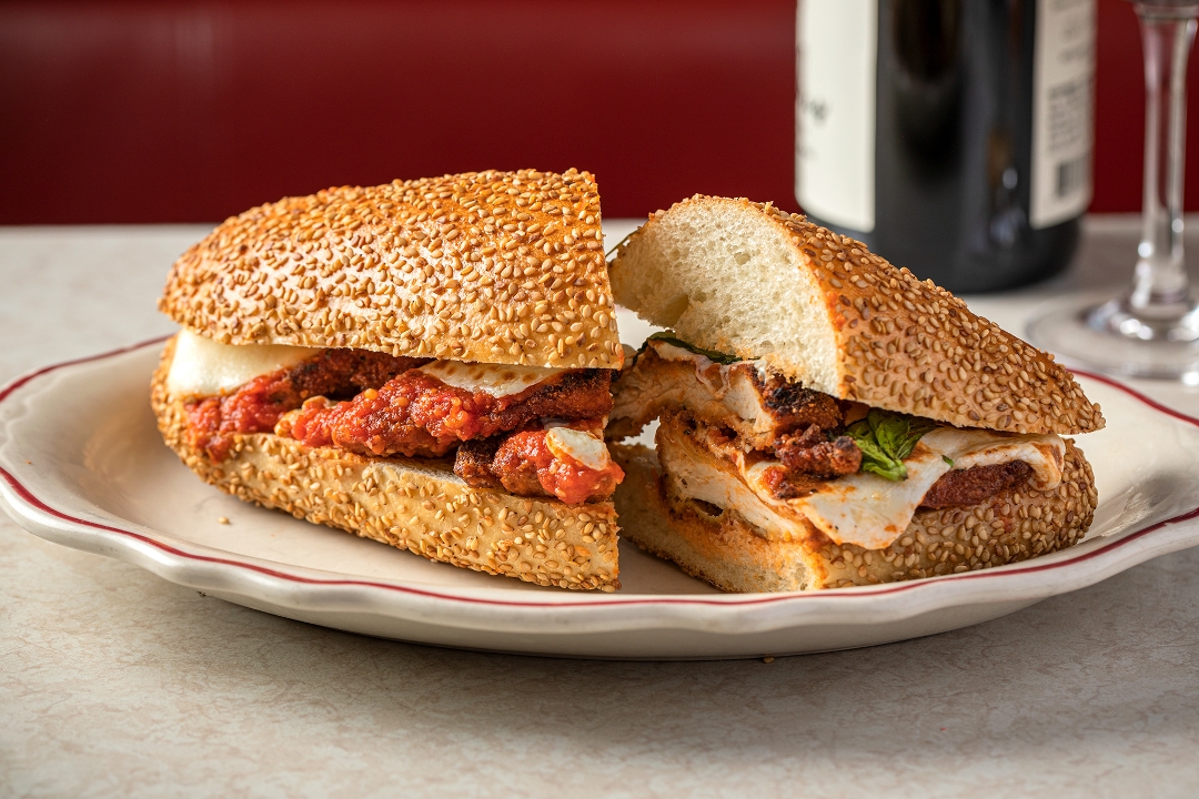 Order CHICKEN PARM HERO food online from Parm store, New York on bringmethat.com
