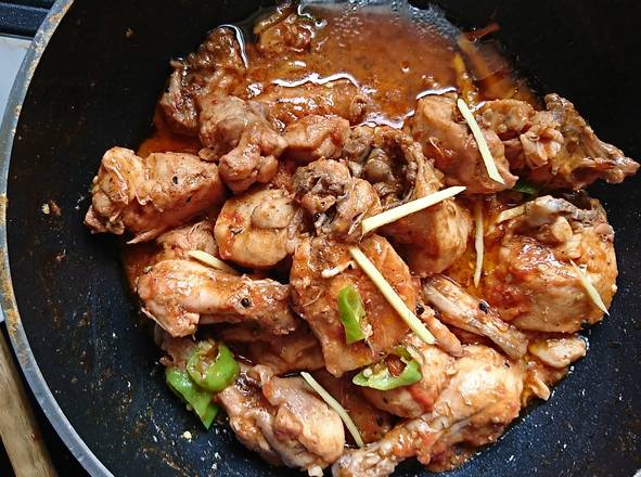 Order Chilli Karahi Chicken		 food online from Desi Chops store, West Bloomfield Township on bringmethat.com