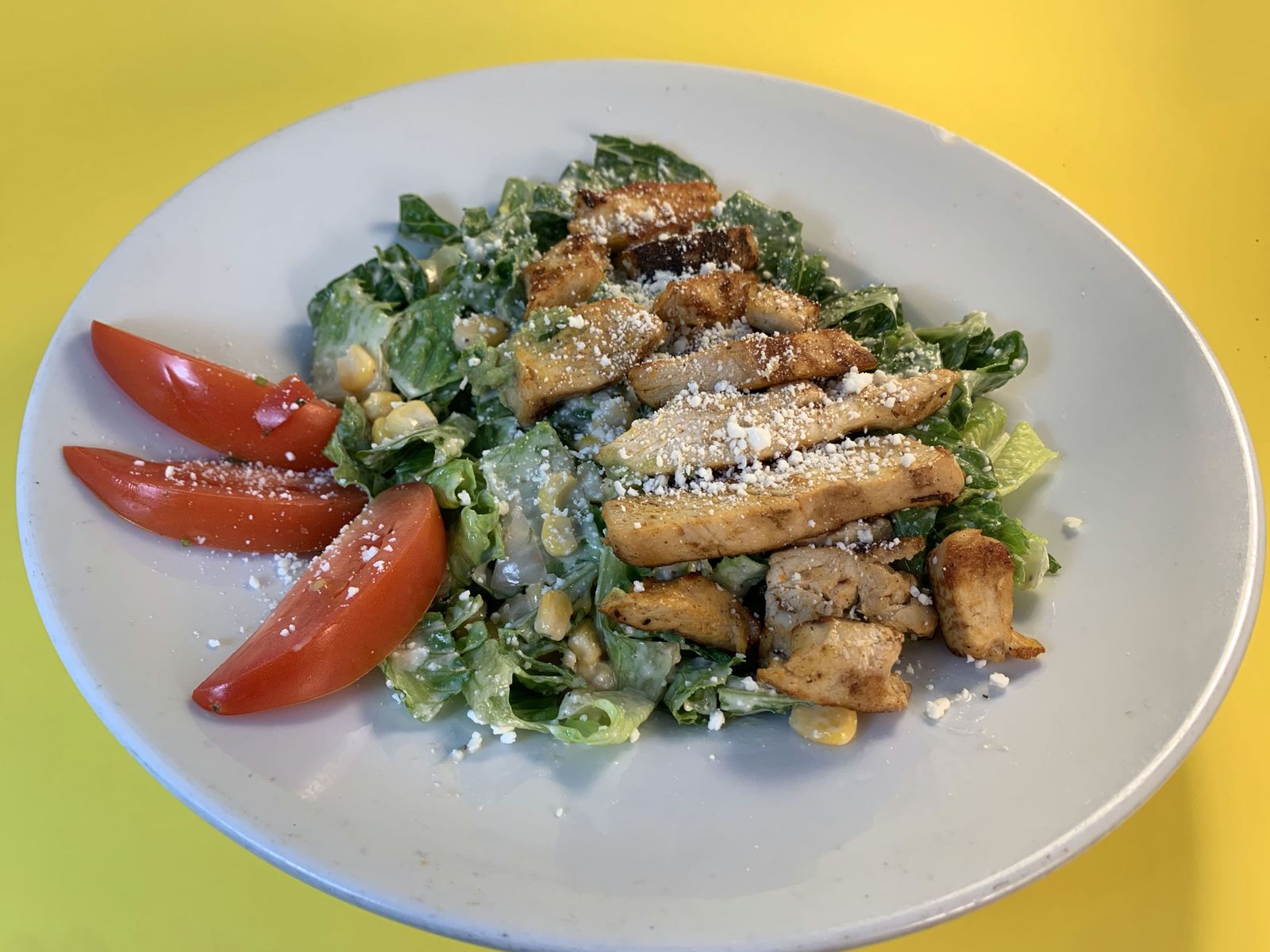 Order Full size Ceasar Salad with chicken food online from Great Mex store, Costa Mesa on bringmethat.com