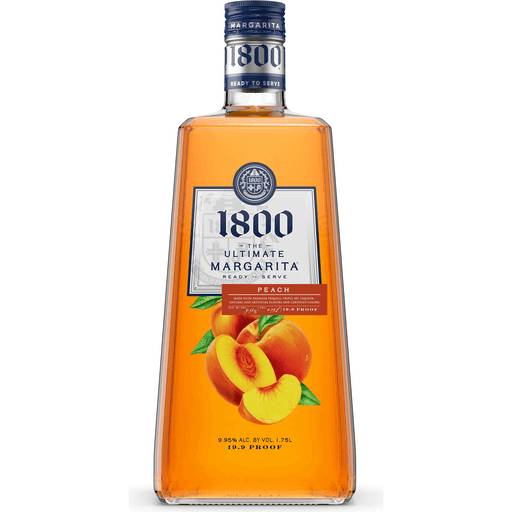 Order 1800 Ultimate Peach Margarita RTD (1.75 LTR) 111204 food online from Bevmo! store, Simi Valley on bringmethat.com