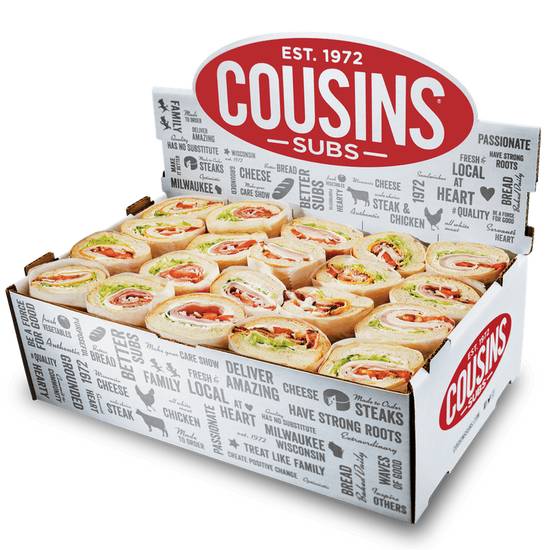 Order 20-piece Party Box food online from Cousins Subs of Franklin - Hwy 100 & Drexel store, Franklin on bringmethat.com