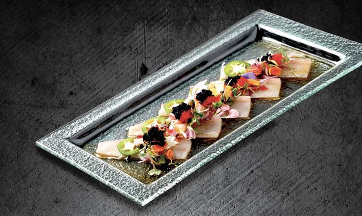Order Yellowtail Carpaccio food online from Octopus Japanese Restaurant store, Glendale on bringmethat.com