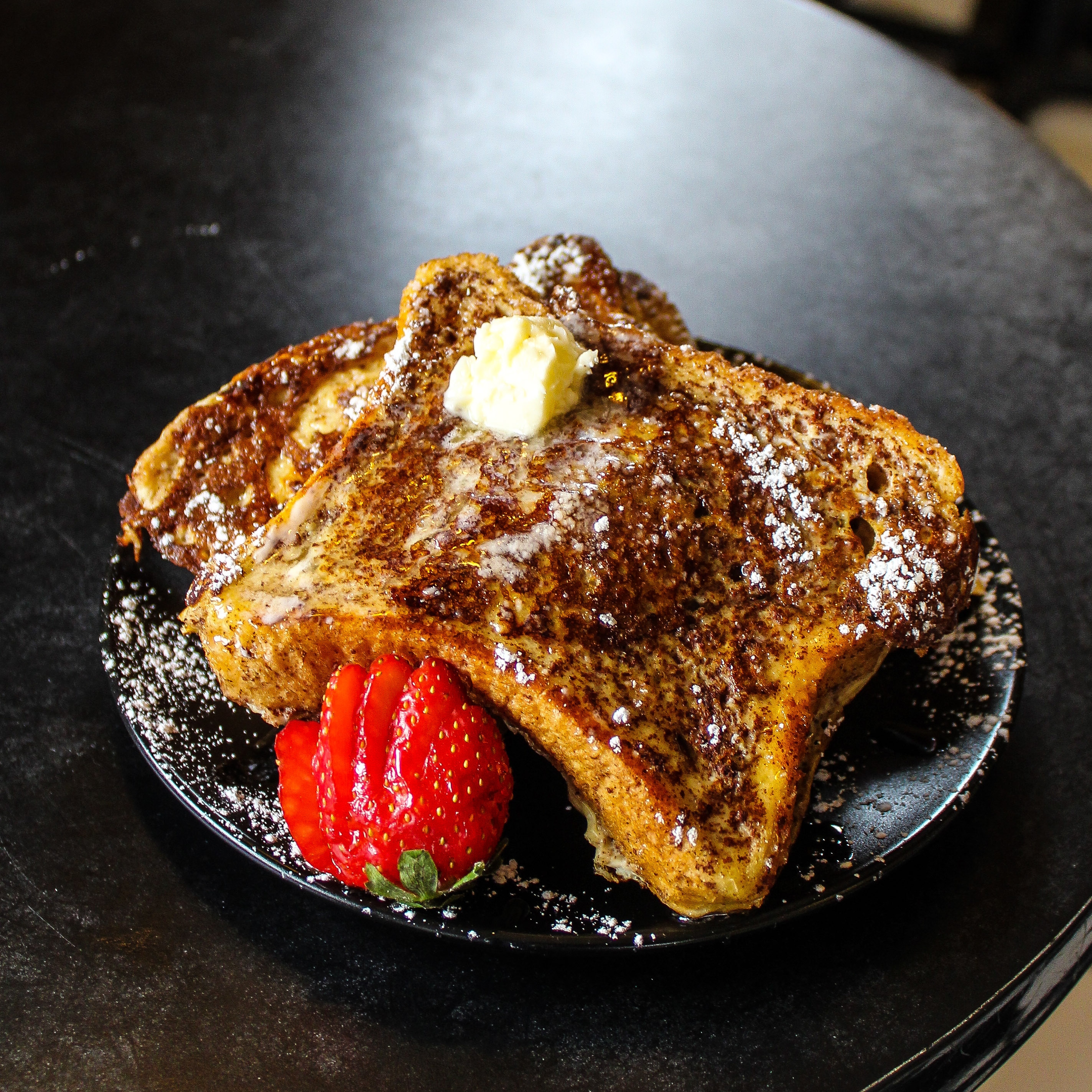 Order 3 Piece Cinnamon French Toast food online from Lucky Larry's Luncheonette store, Wood Ridge on bringmethat.com