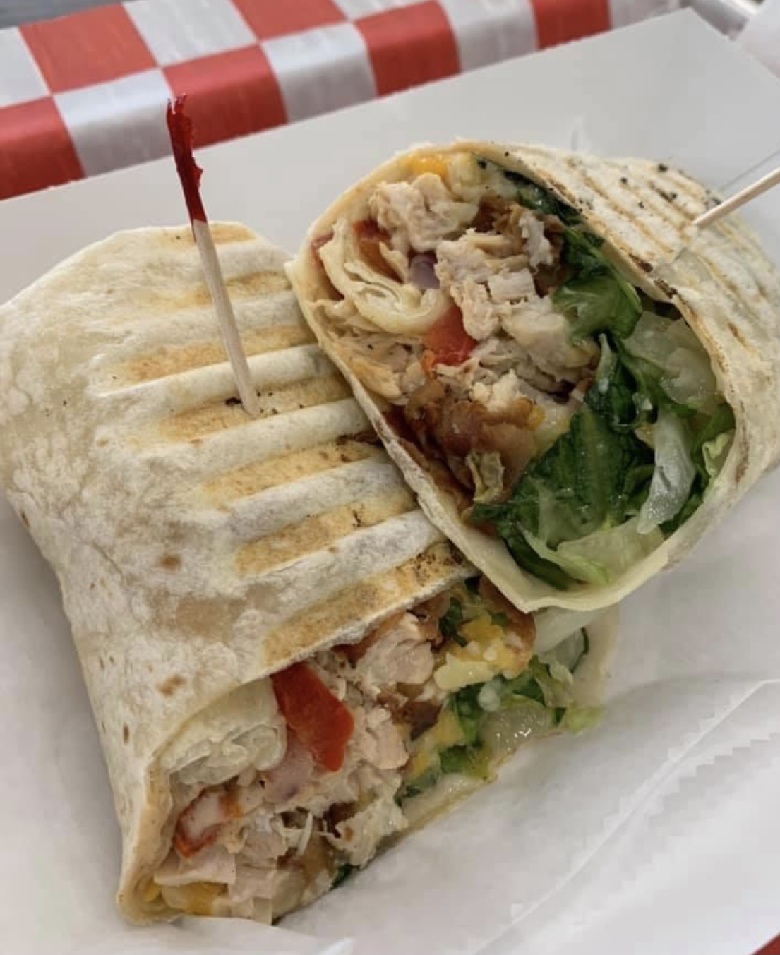 Order The Texan Wrap food online from Greens: The Salad Spot store, Boardman on bringmethat.com