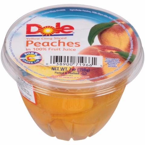 Order Dole Peach Fruit Bowl 7oz food online from 7-Eleven store, Chandler on bringmethat.com