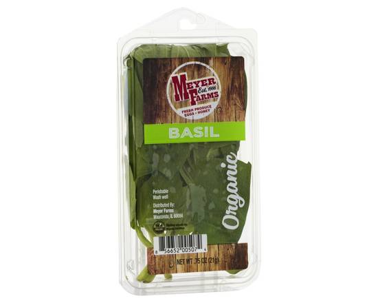 Order Meyer Farms · Organic Basil (0.8 oz) food online from Jewel-Osco store, Glenview on bringmethat.com