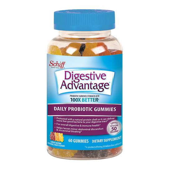 Order Digestive Advantage Probiotic Gummies (60 ct) food online from Rite Aid store, Caledonia on bringmethat.com