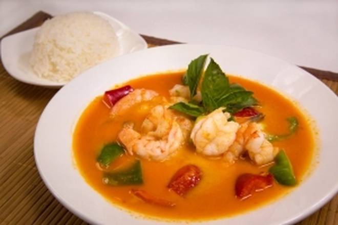 Order AD13 - Panang Curry Dinner food online from Saigon Cafe store, Smyrna on bringmethat.com