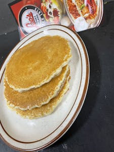 Order Pancakes (350 cal) food online from Leo Coney Island store, Shelby Charter Township on bringmethat.com