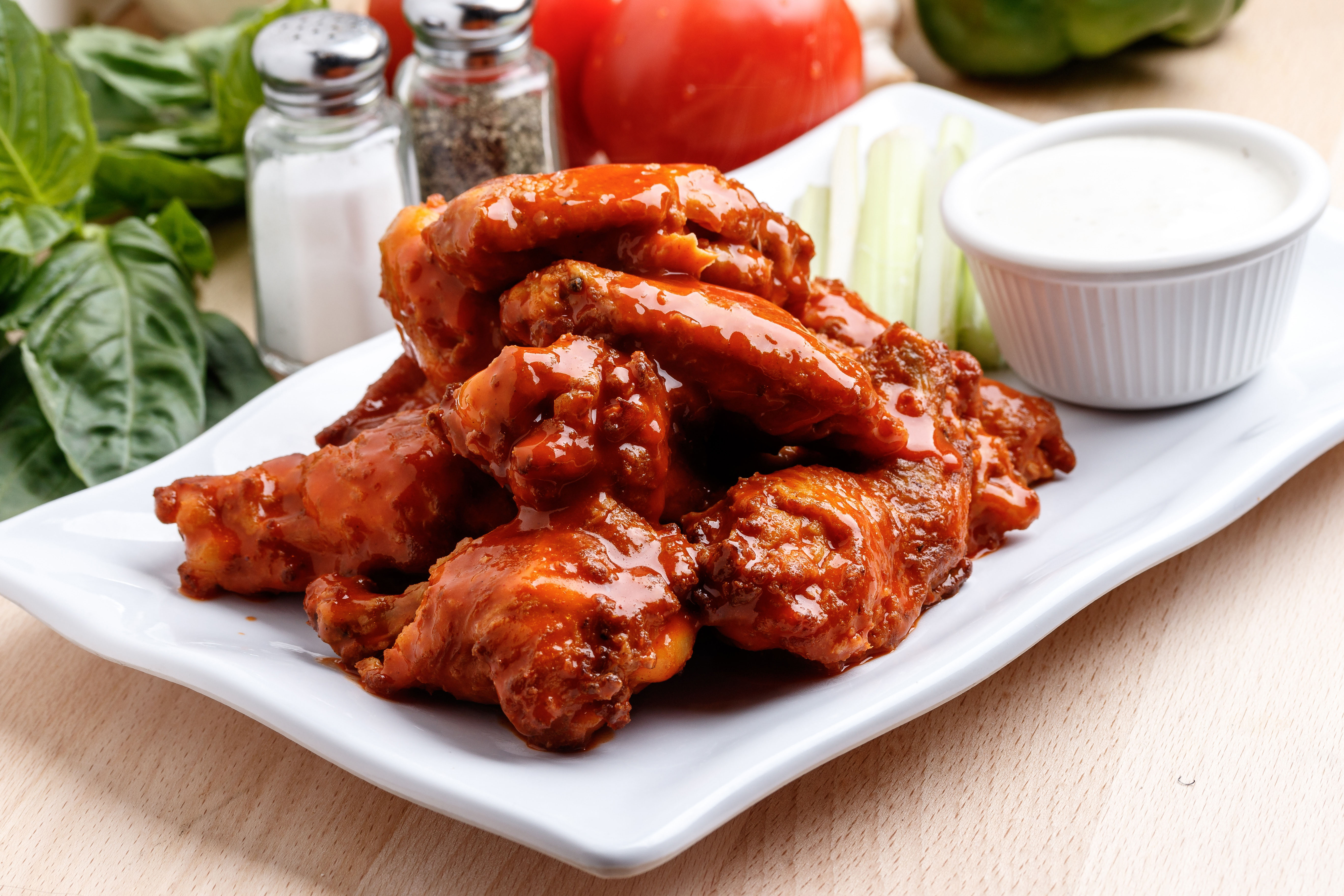 Order Buffalo Wings food online from Pizza Lounge store, Houston on bringmethat.com