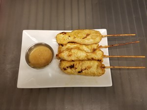 Order 4 Piece Chicken Satay food online from Simply Thai store, Fort Collins on bringmethat.com