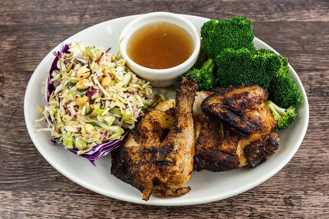 Order Fire Roasted Half Chicken food online from Wood Ranch Bbq & Grill store, Irvine on bringmethat.com