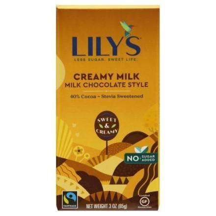 Order Lily's Creamy Milk Chocolate (3 oz) food online from Light Speed Market store, Marietta on bringmethat.com