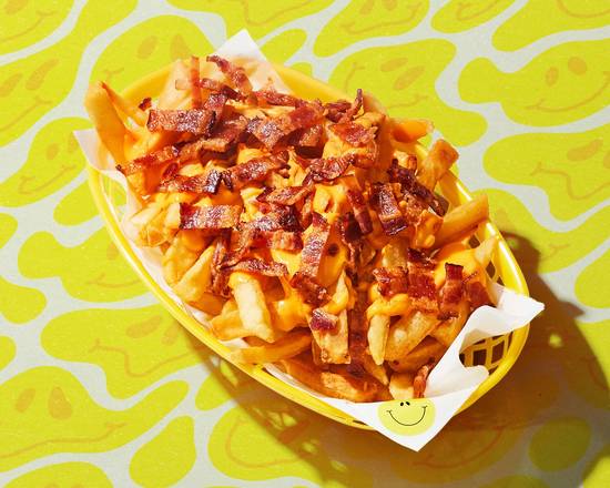 Order Beaming Bacon Cheese Fries food online from Big Smiley's Breakfast Burritos store, Lancaster on bringmethat.com
