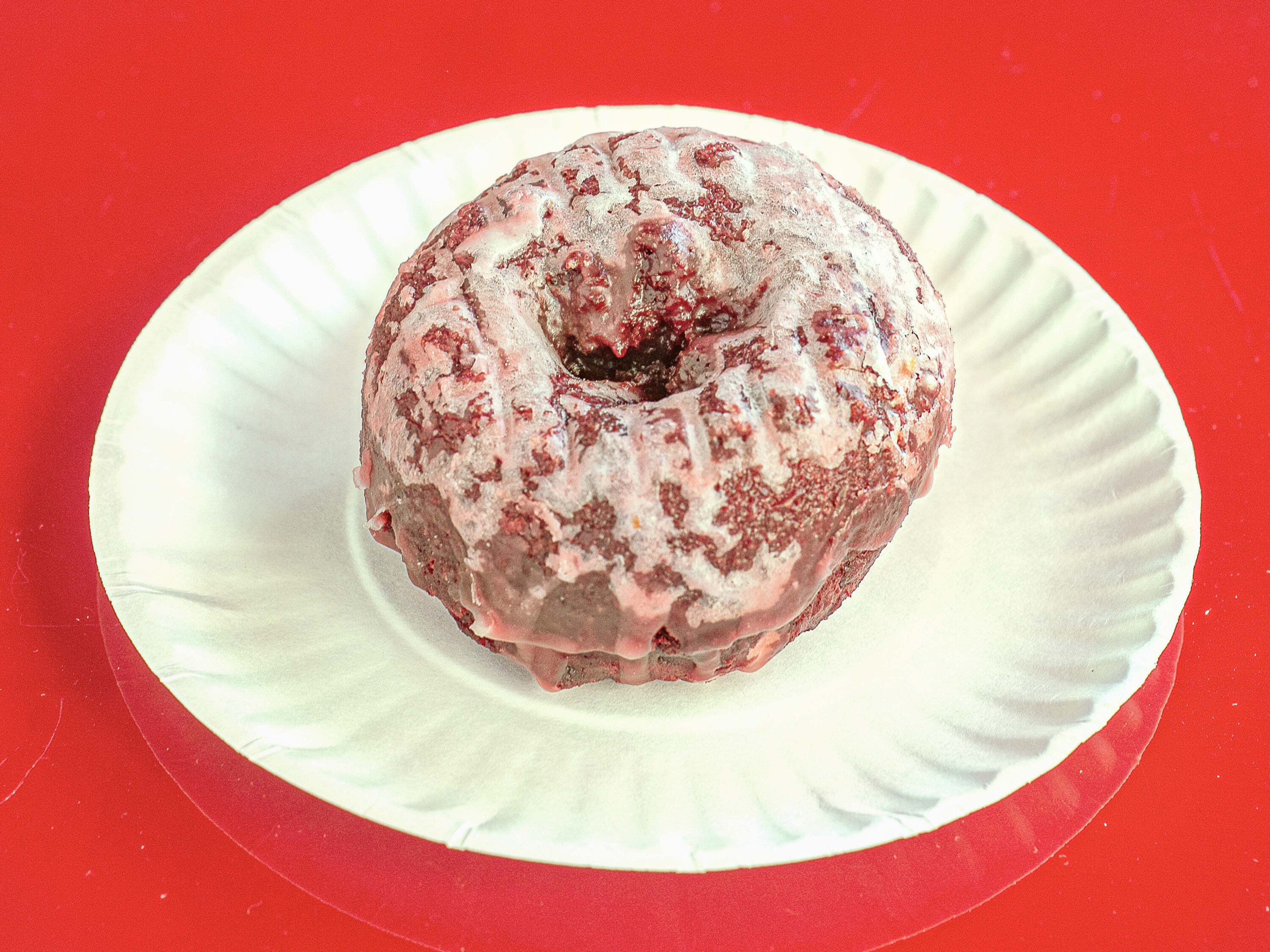 Order Red Velvet Cake food online from Hammer Donuts store, Lafayette on bringmethat.com