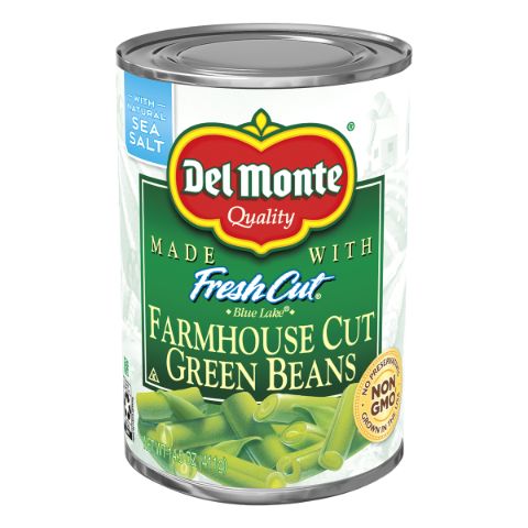 Order Del Monte Farmhouse Cut Green Beans 14.5oz food online from 7-Eleven store, Woods Cross on bringmethat.com