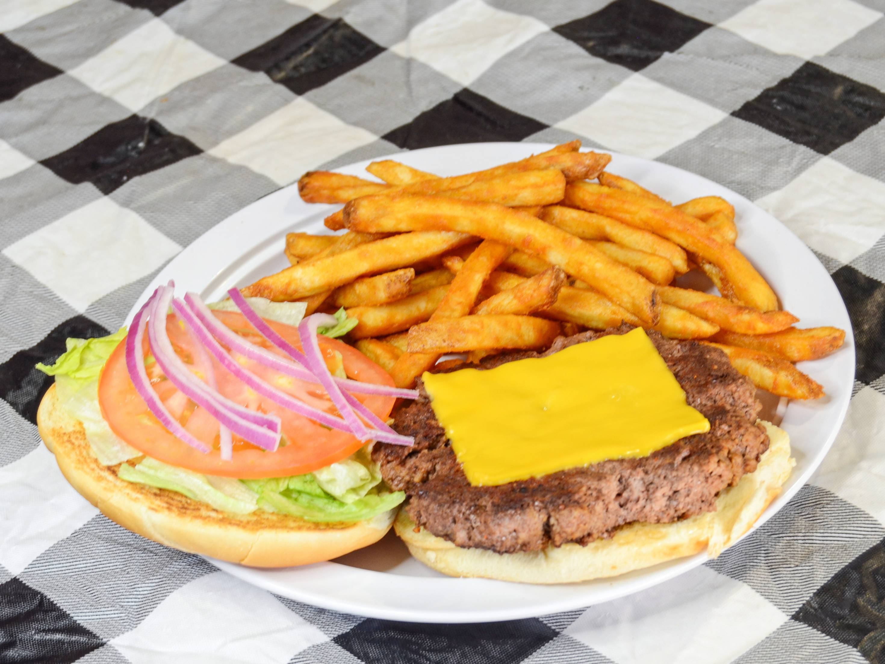 Order Hamburger food online from Big Fellaz Diner store, Hopkinsville on bringmethat.com