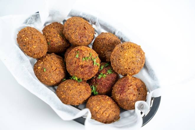 Order Side of Falafel 12 pc. food online from Sittoo Pita & Salad store, North Olmsted on bringmethat.com