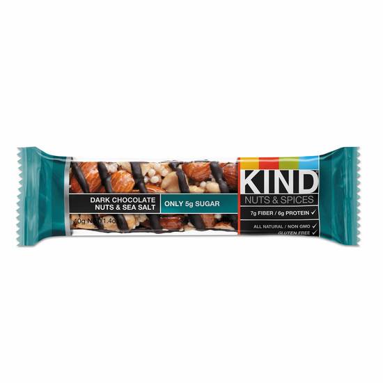 Order Kind Bar - Dark Chocolate Nuts & Sea Salt food online from IV Deli Mart store, Goleta on bringmethat.com